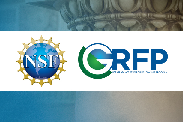An image of the NSF logo and a logo of the Graduate Research Fellowship Program 
