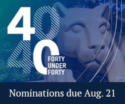 40 under 40 award nominations due august 21