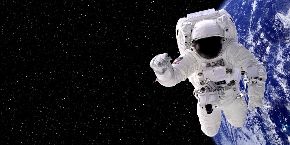 an astronaut on a space walk