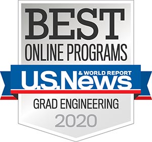 us news best online engineering grad programs badge