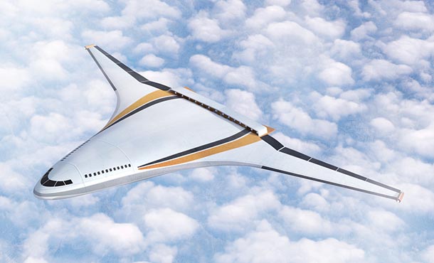 illustration of a hybrid plane concept