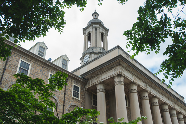 Picture of Old Main at Penn State.