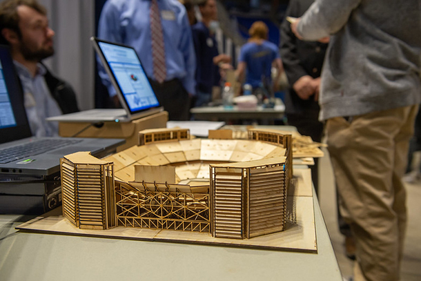 Senior engineering students presented their capstone design projects in the Bernard M. Gordon Learning Factory spring and fall showcases. Credit: Kelby Hochreither/Penn State